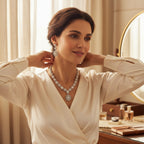 Sparkling American Diamond Choker and Earrings Set (TC0002)