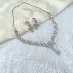 Premium American Diamond Necklace Set for Parties & Weddings (TC0003)