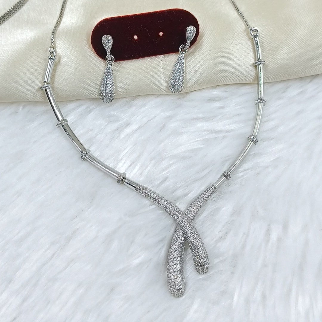 Beautiful American Diamond Jewellery Set for Women (TC0005)