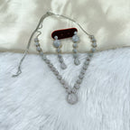 Timeless Beauty American Diamond Necklace Set (TC0006)