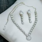 Timeless Beauty American Diamond Necklace Set (TC0006)