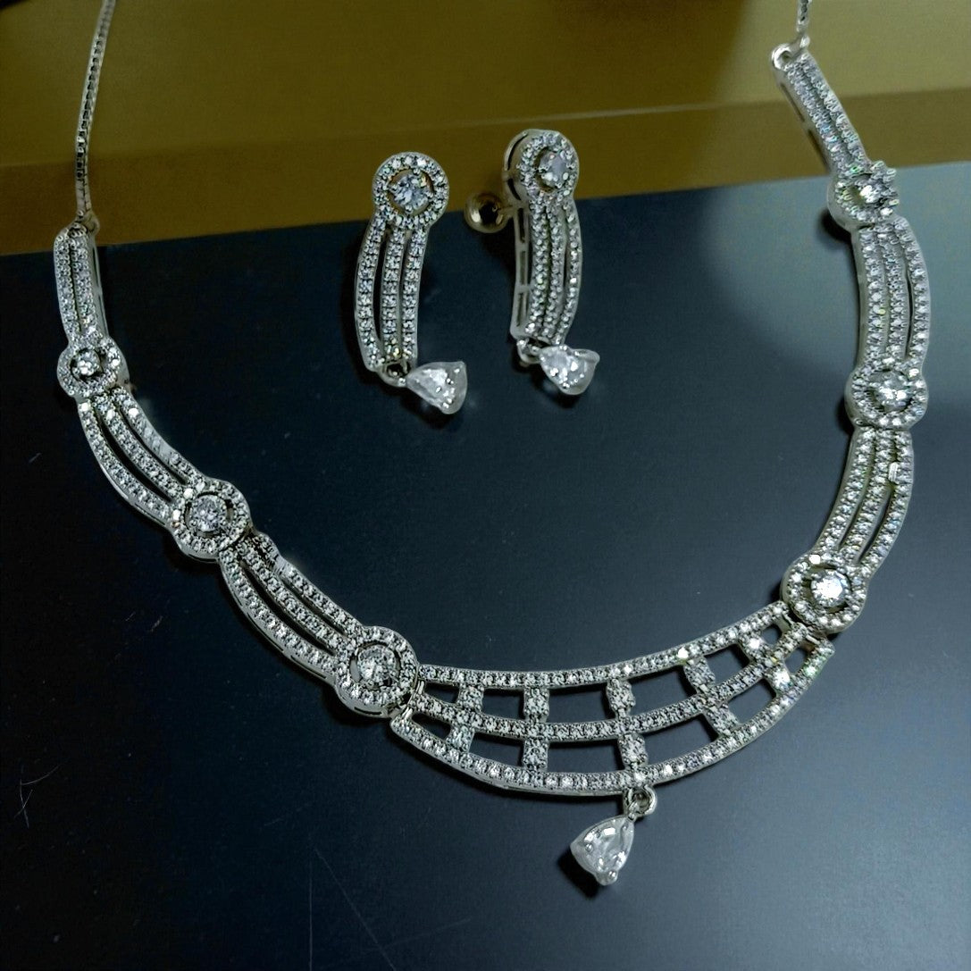 Royal Elegance American Diamond Set (TC0007)