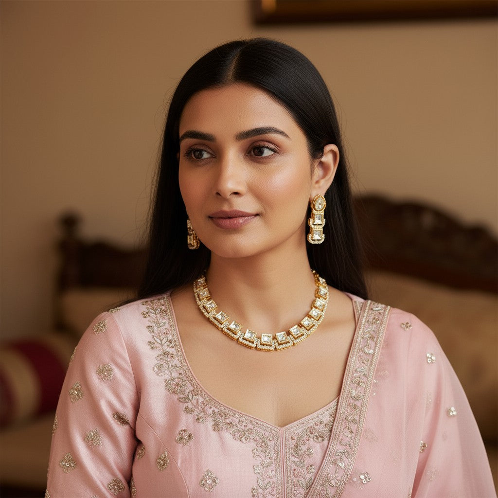 Royal Elegance American Diamond Set (TC0008)