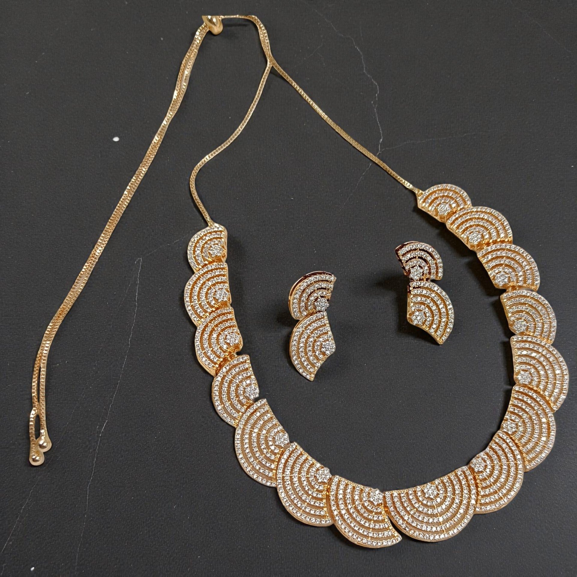 Elegant AD Necklace Set (TC0014)