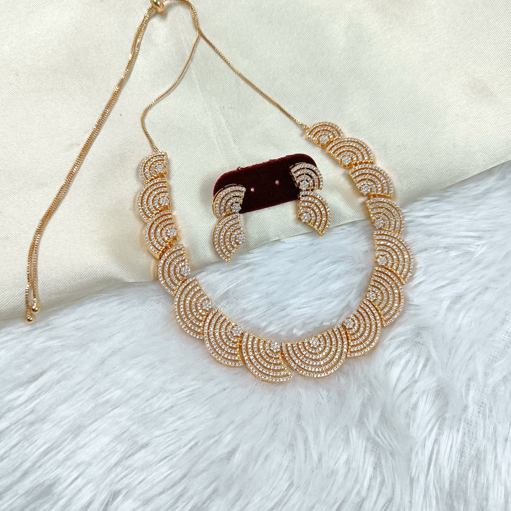 Elegant AD Necklace Set (TC0014)
