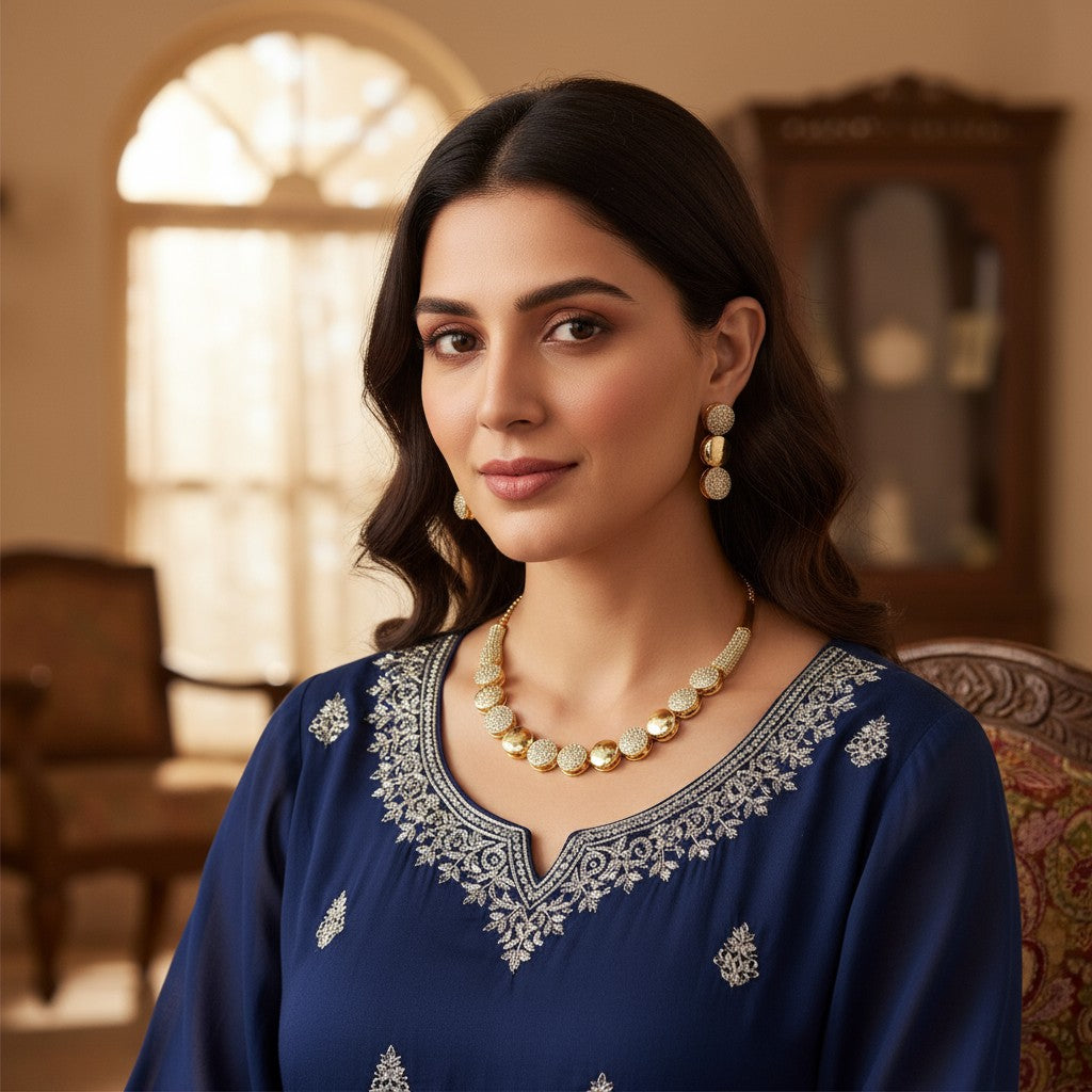 Stunning American Diamond Jewelry Set (TC0016)