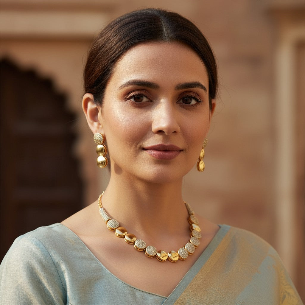 Stunning AD Necklace Set (TC0015)