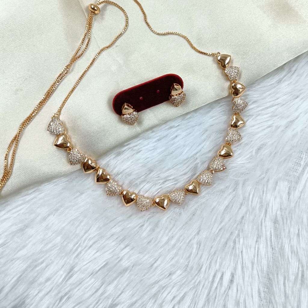 Elegant American Diamond Jewelry Set (TC0017)