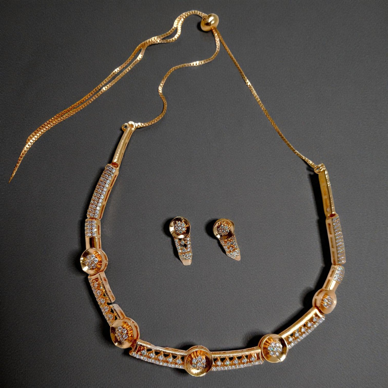 Classic American Diamond Jewelry Set (TC0019)