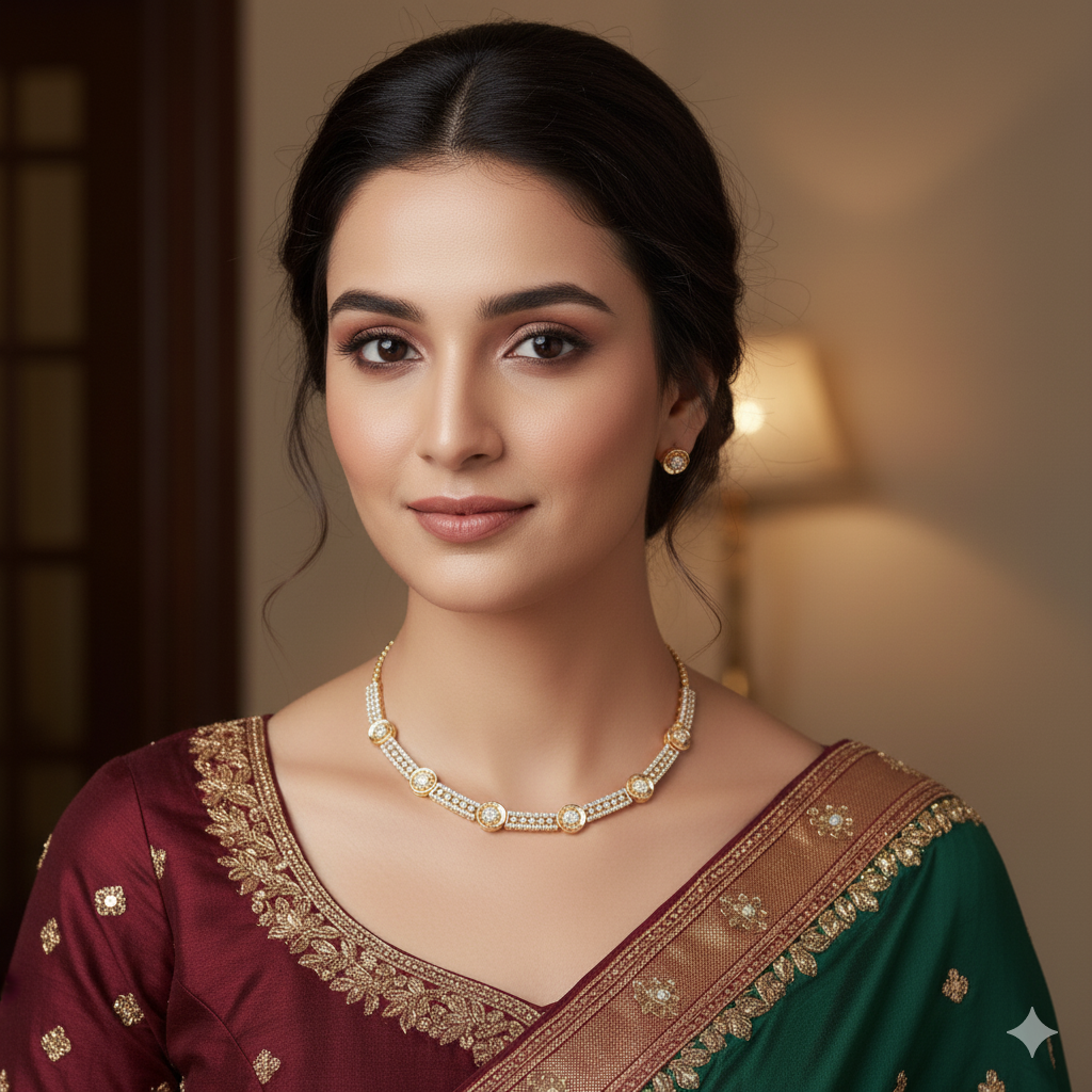 Classic American Diamond Jewelry Set (TC0019)