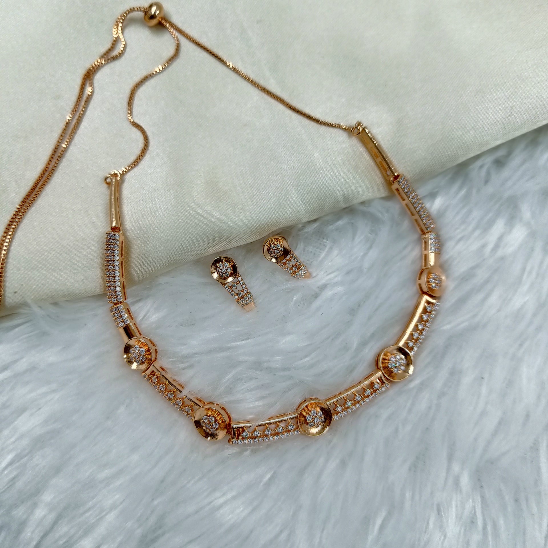 Classic American Diamond Jewelry Set (TC0019)