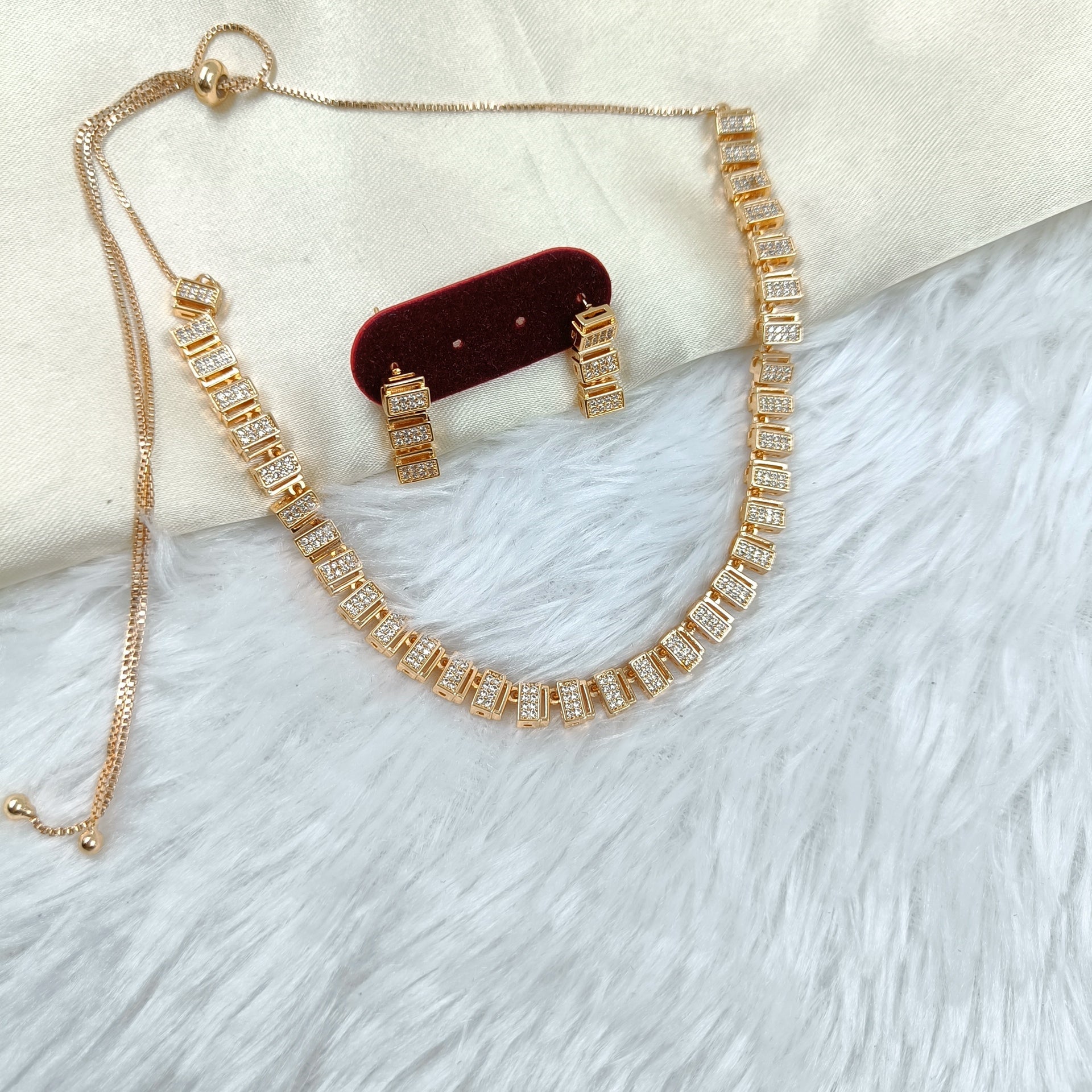 American Diamond Necklace Set for Women (TC0020)