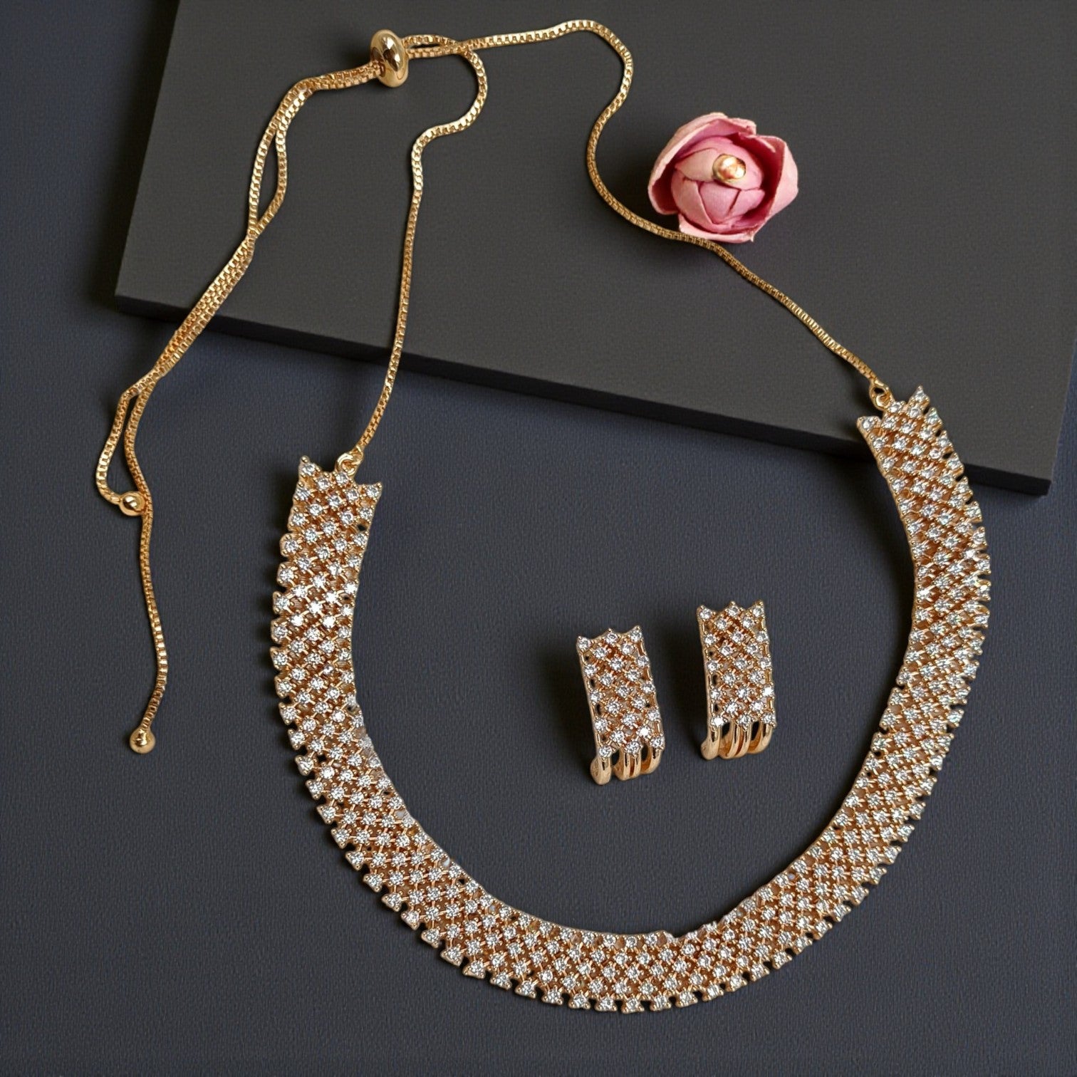 Exquisite American Diamond Jewelry Set (TC0023)