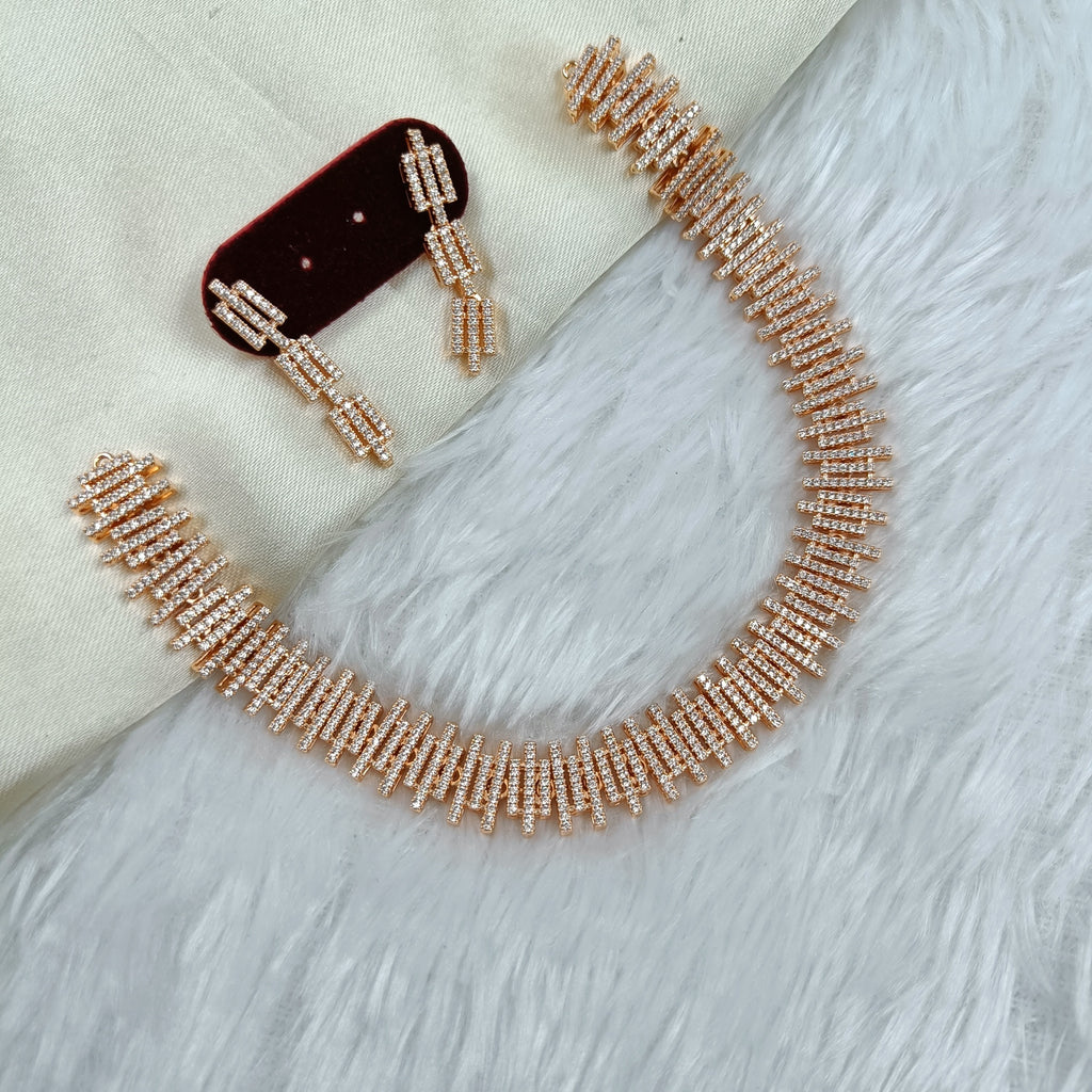 American Diamond Necklace Set for Women (TC0025)