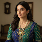 Ethereal Glow Semi-Precious Stone Necklace Set (TC0038)