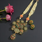 Imperial Glow Semi-Precious Necklace & Earring Set (TC0039)
