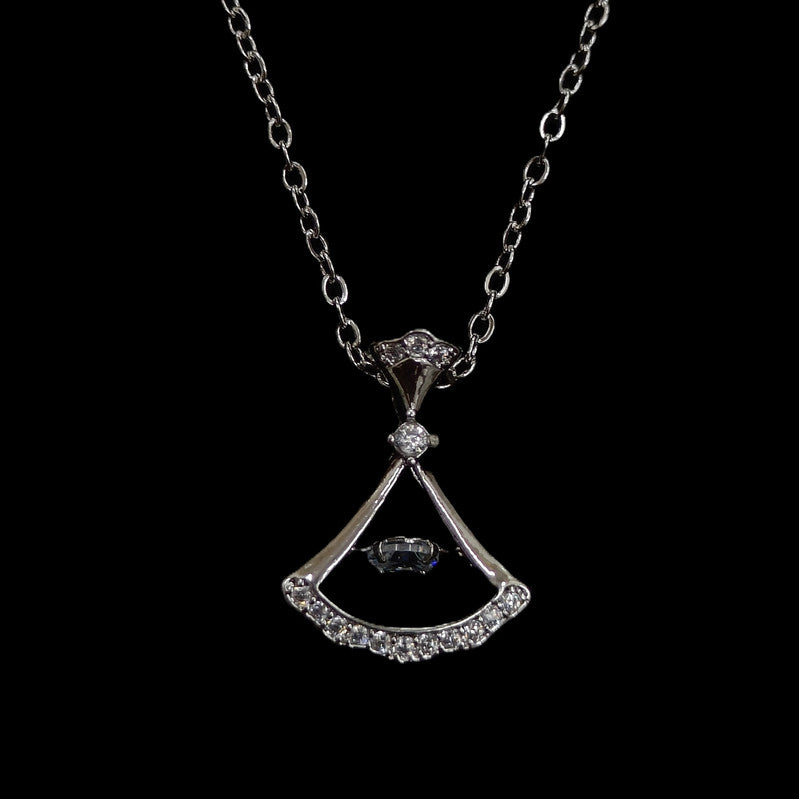 Silken Symphony Pendant Chain Necklace