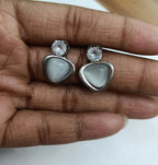 Authentic Trendy Silver Teardrop Earring