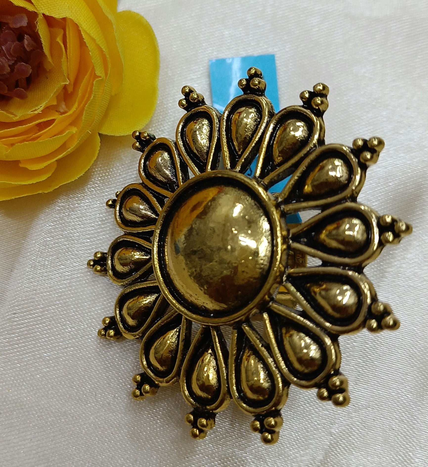 Mehndi Polish Big Ring