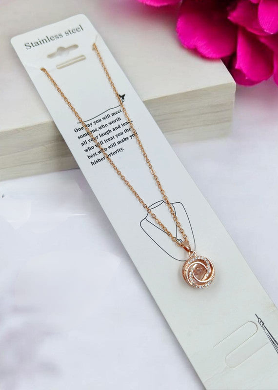Modern Presence Pendant Chain Necklace