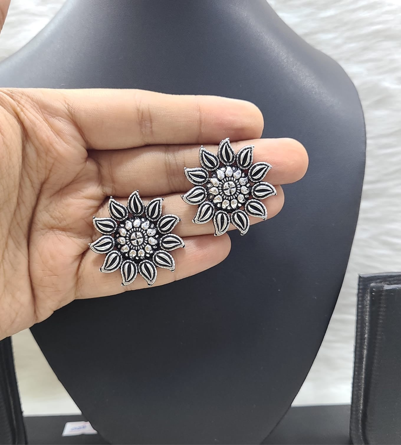 Authentic German Silver Earring Set