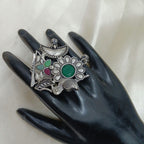Oxidised Silver Plated Ring