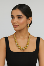 Vintage Touch Classy Royal Beads Mala Necklace Set