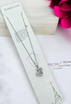 Graceful Pattern Pendant Chain Necklace