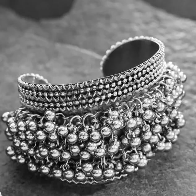 BR141 Oxidised Kada Bracelet