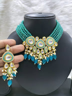 Premium Quality Kundan Choker Necklace set