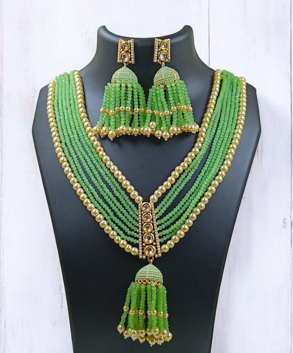 Vibrant Style Fusion Long Necklace set