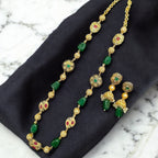 Fine Touch Premium Quality Semiprecious Single line Stone Mala Set