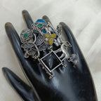 Adorable Oxidised Plated Ring - Oxidised Rings from Knight Angel Jewels