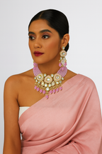 Premium Quality Kundan Choker Necklace set