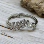 Sliver AD Stone Western Imported Kada Bracelet for Women and Girls