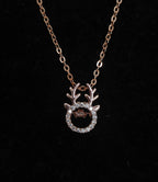 Festive Pattern Pendant Chain Necklace