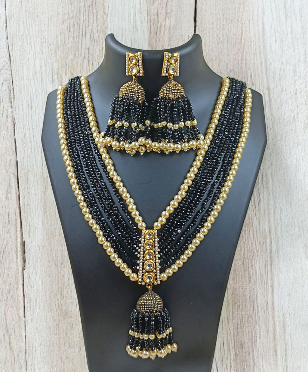 Mystic Glow Fusion Long Necklace set
