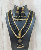Mystic Glow Fusion Long Necklace set