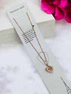 Magnetic Flow Pendant Chain Necklace