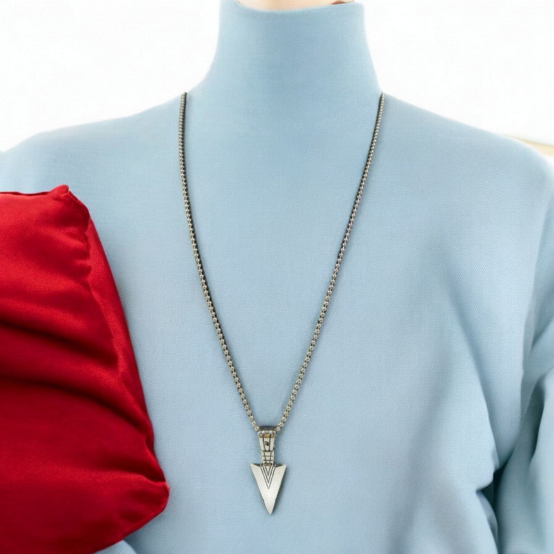 Beautiful Silhouette Mens Pendant Chain necklace