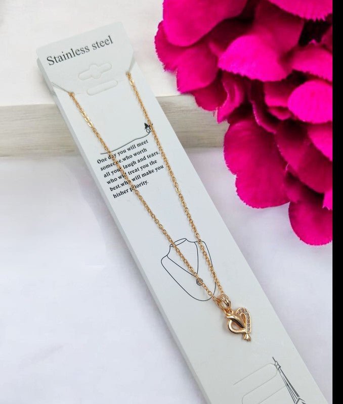 Sparkling Style Pendant Chain Necklace