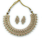 NS649 Kundan Necklace Earring Jewellery Set