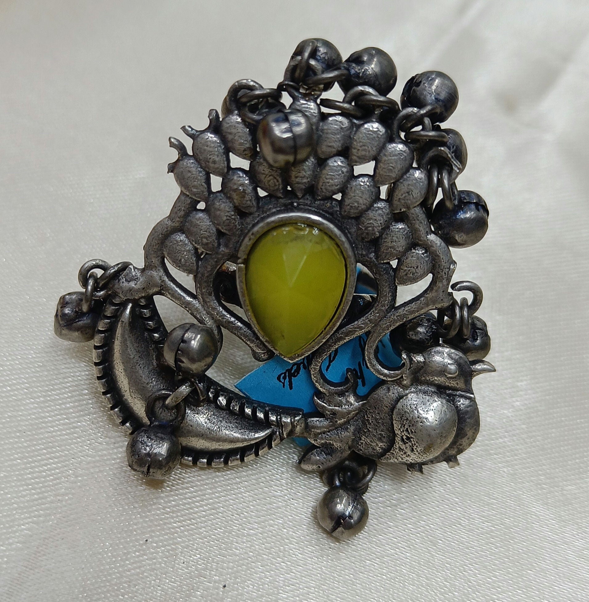Stylish Trendy Oxidised Silver Plated Ring
