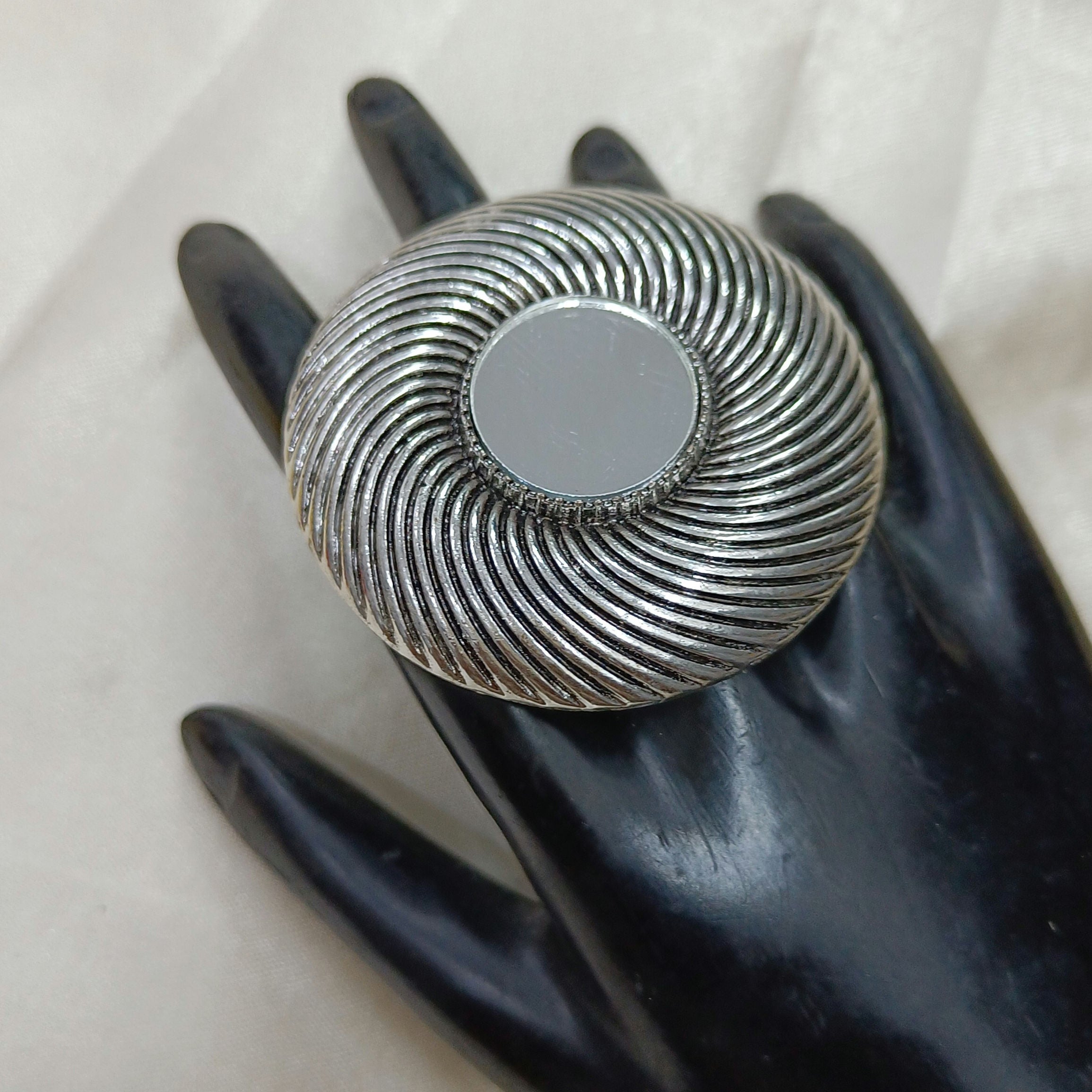 Trendy Oxidised Big Ring