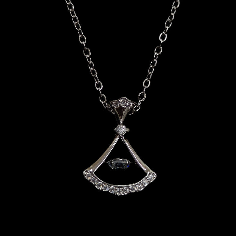 Dazzling Allure Pendant Chain Necklace