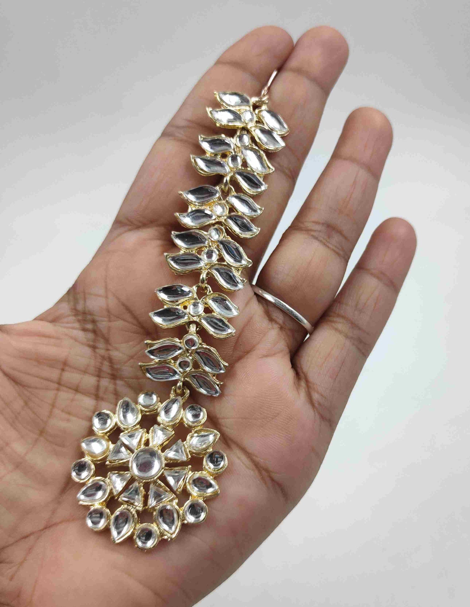 Kundan Maang tikka Round