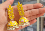 Meenakari Earring (ER21 YELLOW)