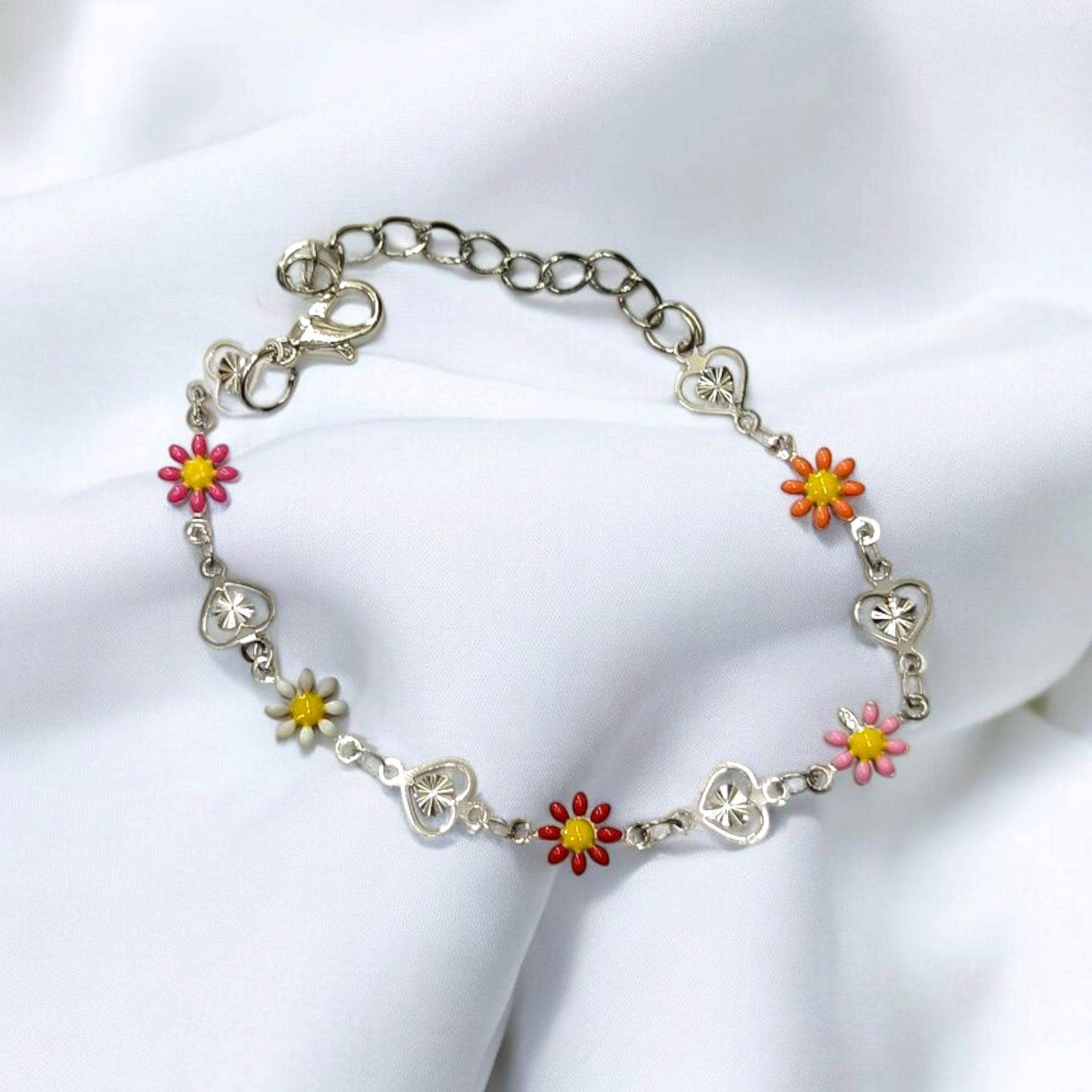 Silken Shade Stainless Steel Silver Bracelet
