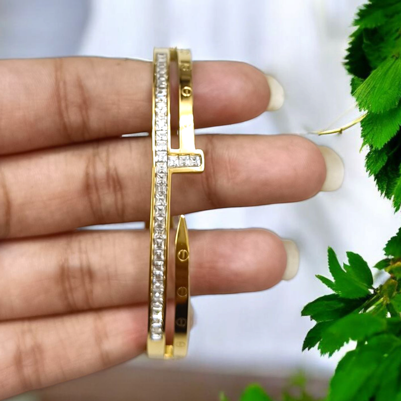 Imported Kada Bracelet for Women and Girls with Floral Design
