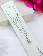 Brilliant Embrace Pendant Chain Necklace
